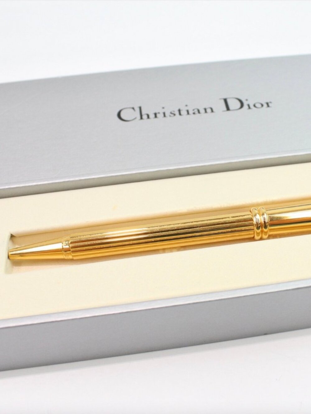 Christian Dior Gold Plated Ballpoint Pen
